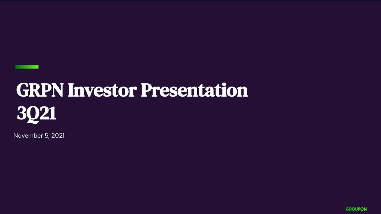 GRPN Investor Presentation