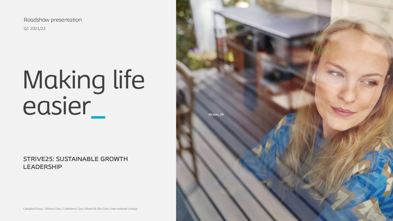 Coloplast A/S 2022 Q1 Results Earnings Call Presentation (OTCMKTSCLPBF) Seeking Alpha