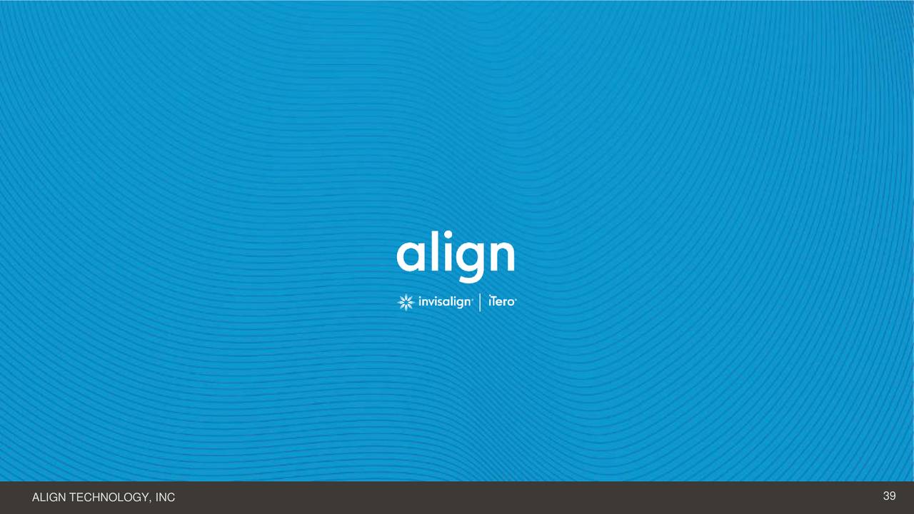 Align Technology, Inc. 2019 Q3 Results Earnings Call Presentation