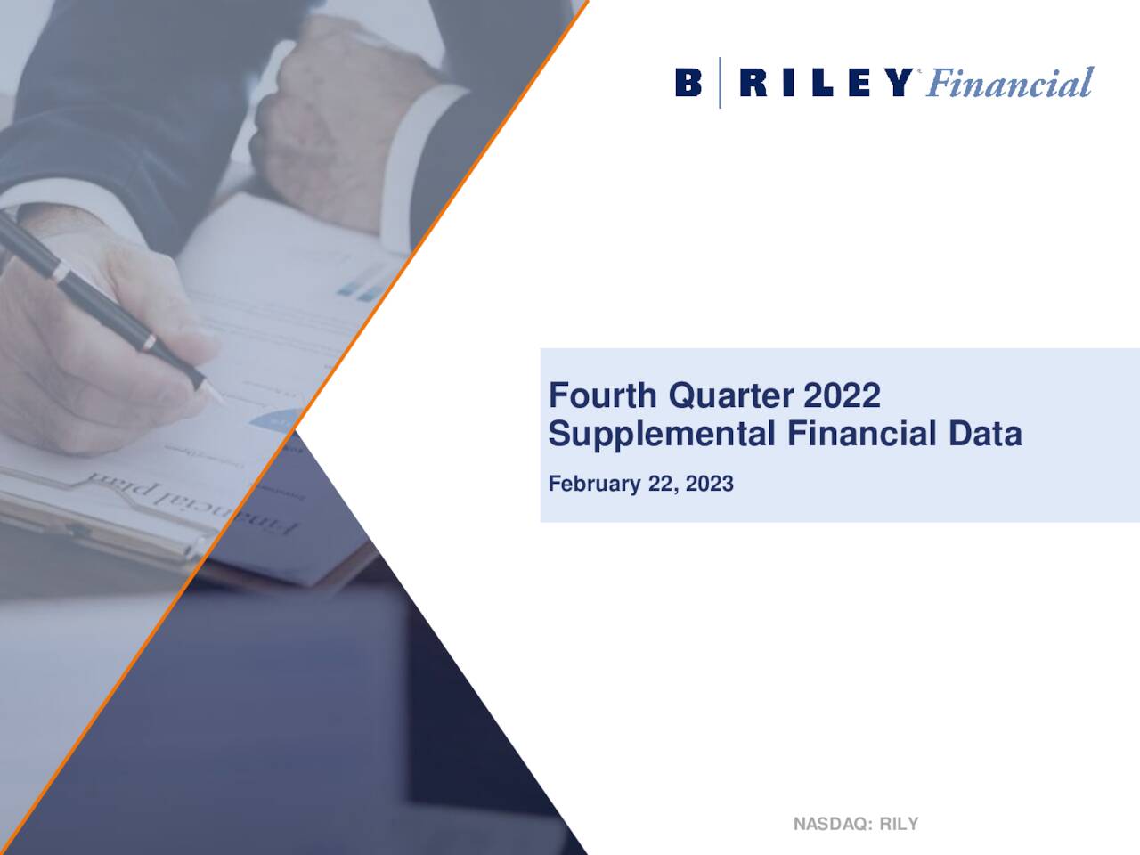 B. Riley Financial, Inc. 2022 Q4 - Results - Earnings Call Presentation ...