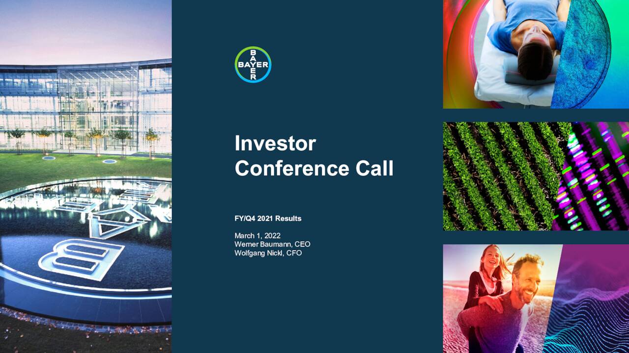 bayer investor presentation 2021