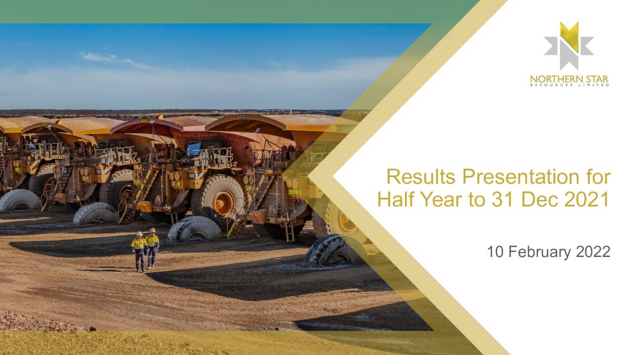 Northern Star Resources Limited 2022 Q2 - Results - Earnings Call ...