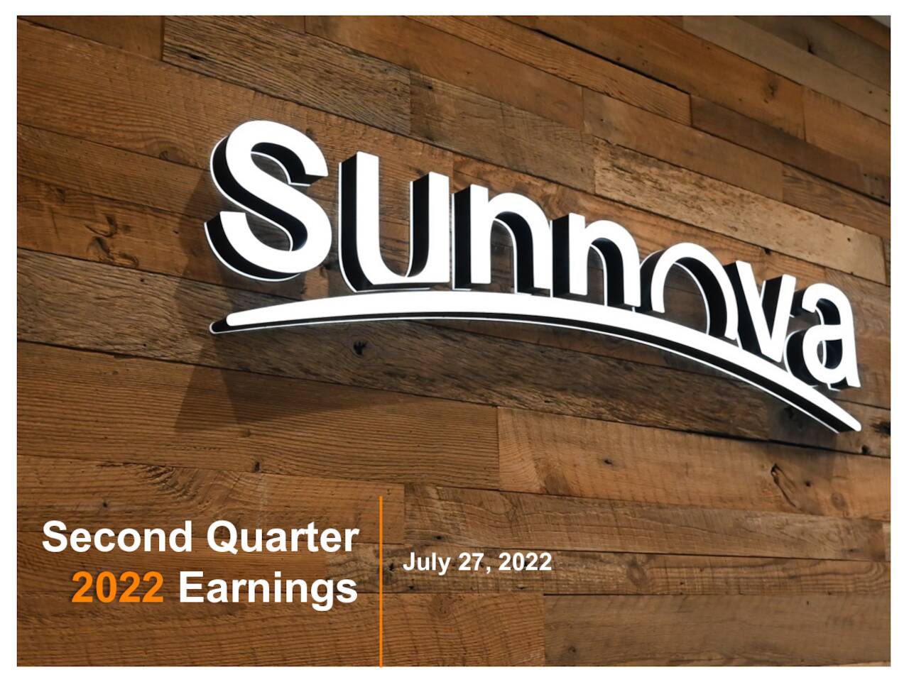 Sunnova Energy International Inc. 2022 Q2 Results Earnings Call