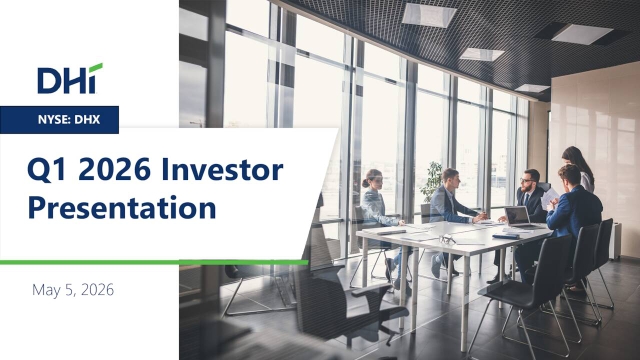 DHI Group, Inc. 2026 Q1 - Results - Earnings Call Presentation (NYSE ...