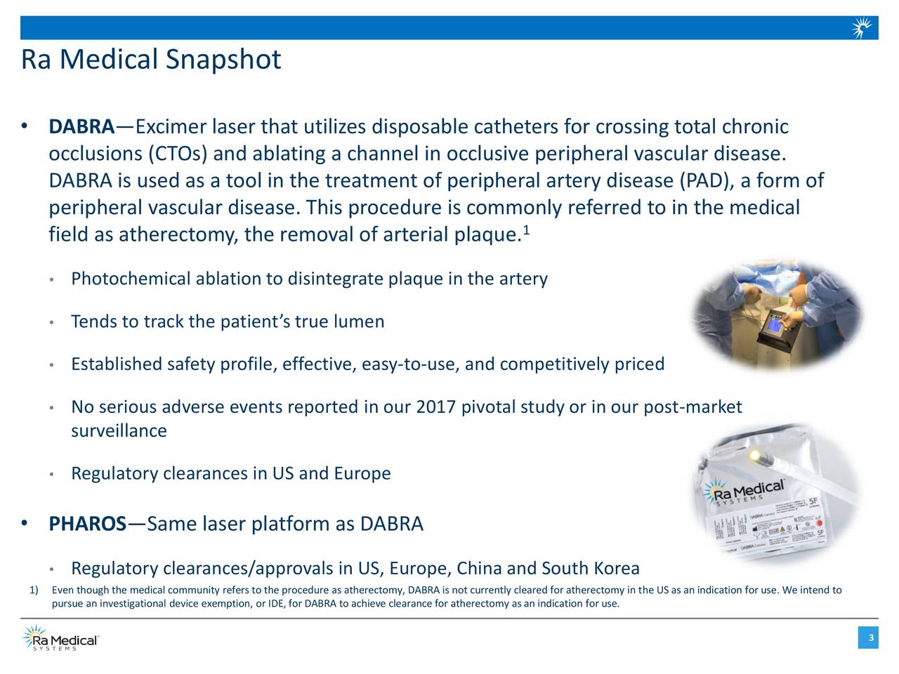 Ra Medical Systems (RMED) Investor Presentation Slideshow (NYSERMED) Seeking Alpha