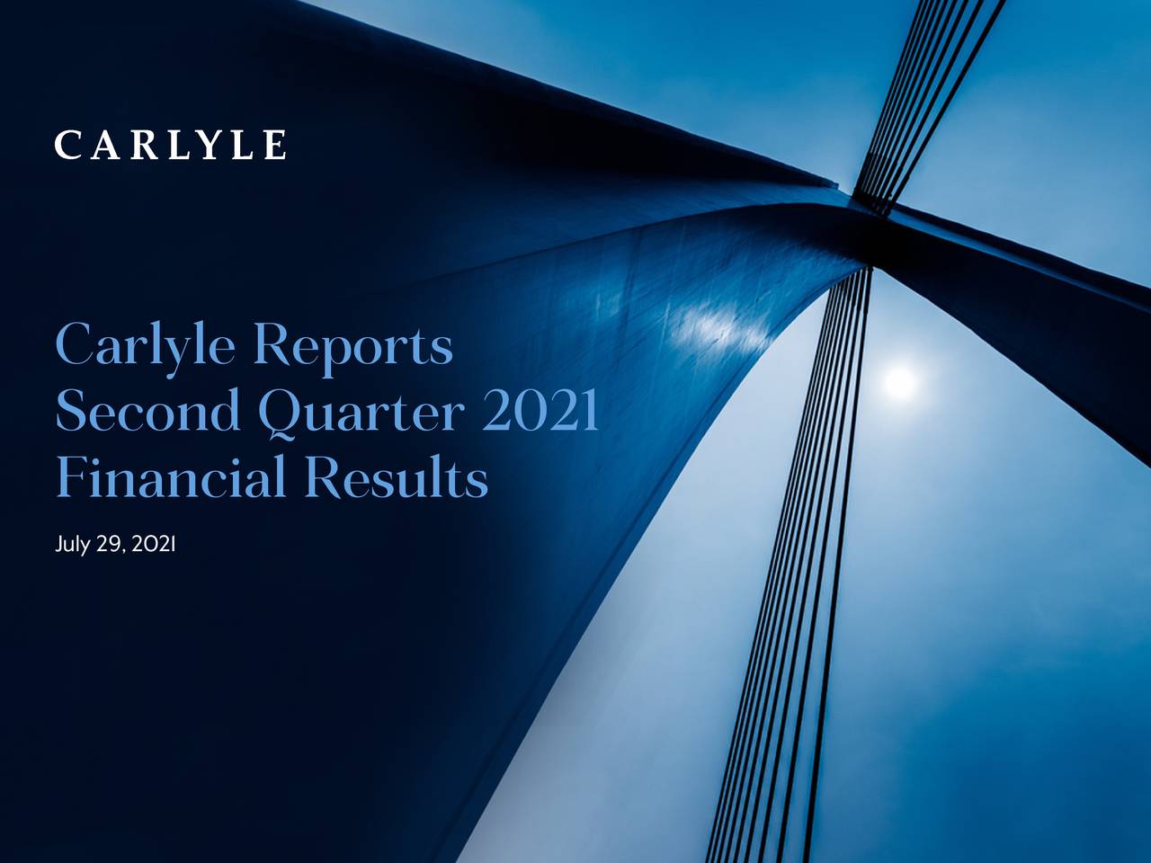 The Carlyle Group Inc. 2021 Q2 - Results - Earnings Call Presentation ...