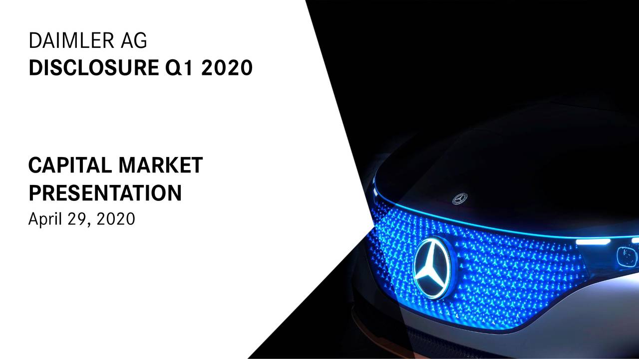 Daimler Ag 2020 Q1 Results Earnings Call Presentation Otcmktsmbgaf Seeking Alpha 1297