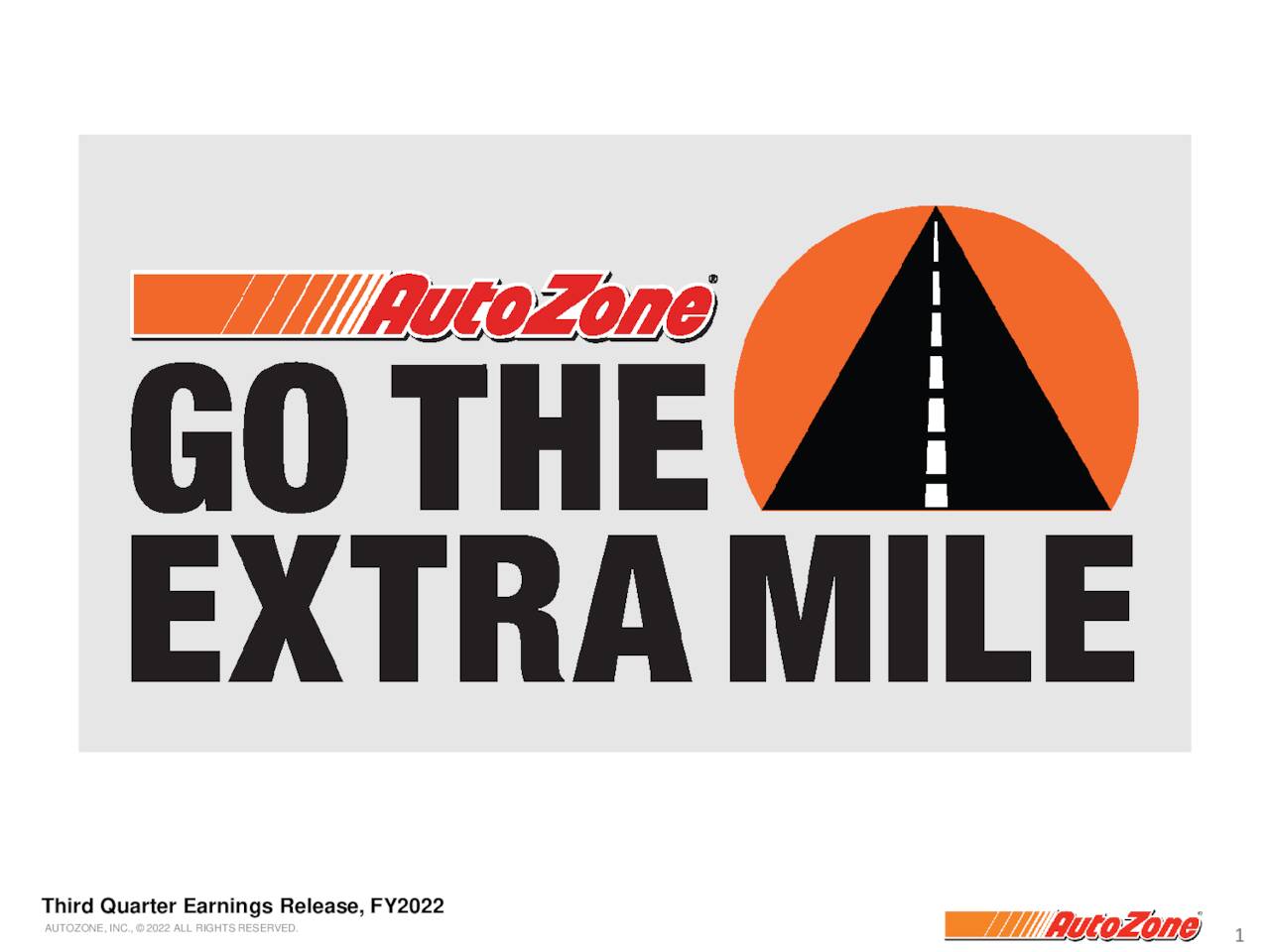 AutoZone, Inc. 2022 Q3 - Results - Earnings Call Presentation (NYSE:AZO ...