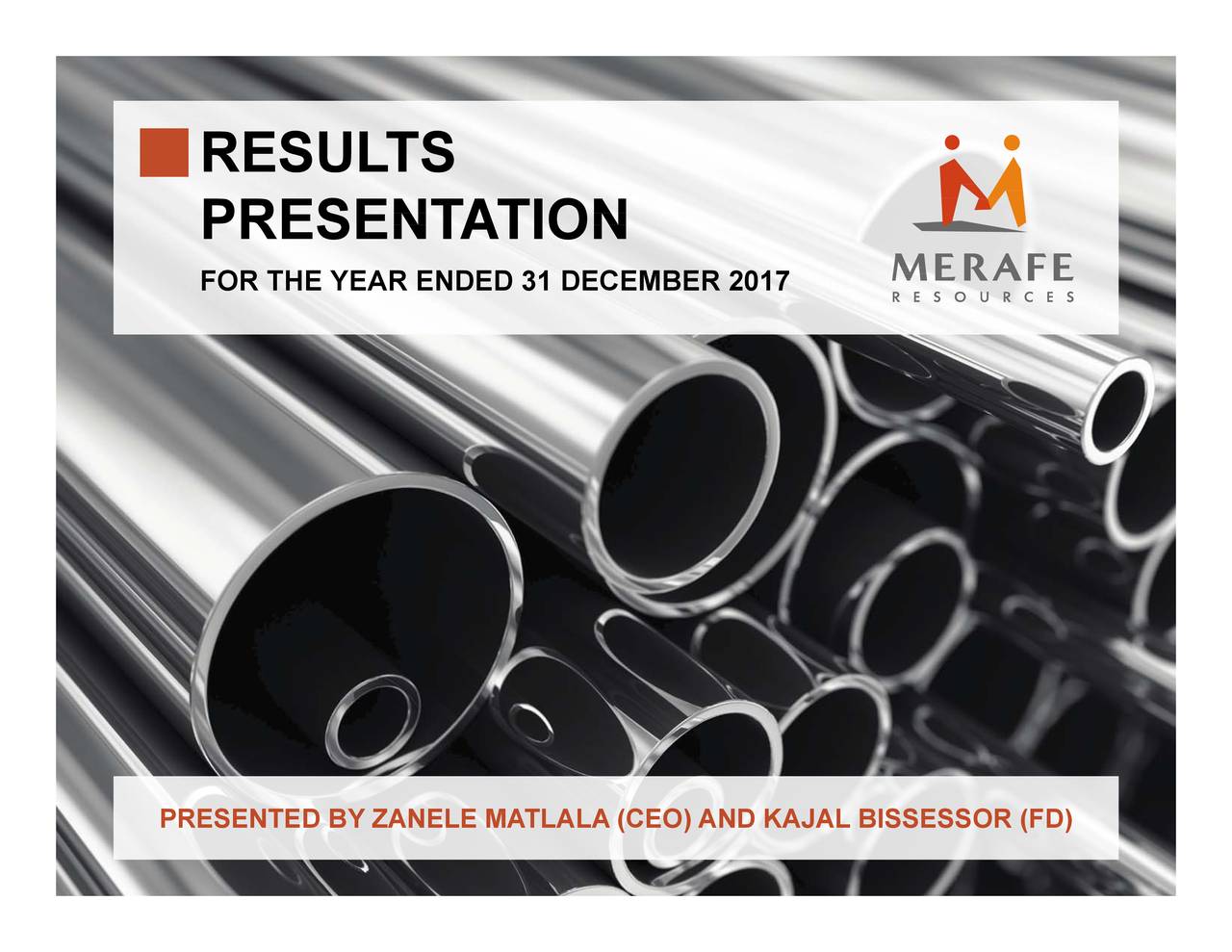 | Results presentation for the year ended 31 December 2017