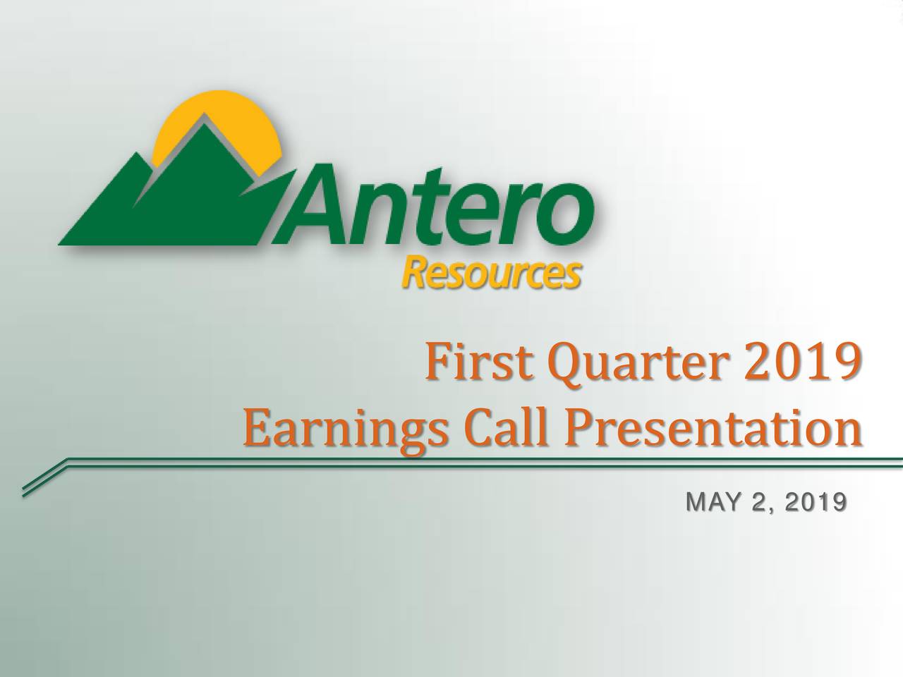 Antero Resources Corporation 2019 Q1 - Results - Earnings Call Slides ...