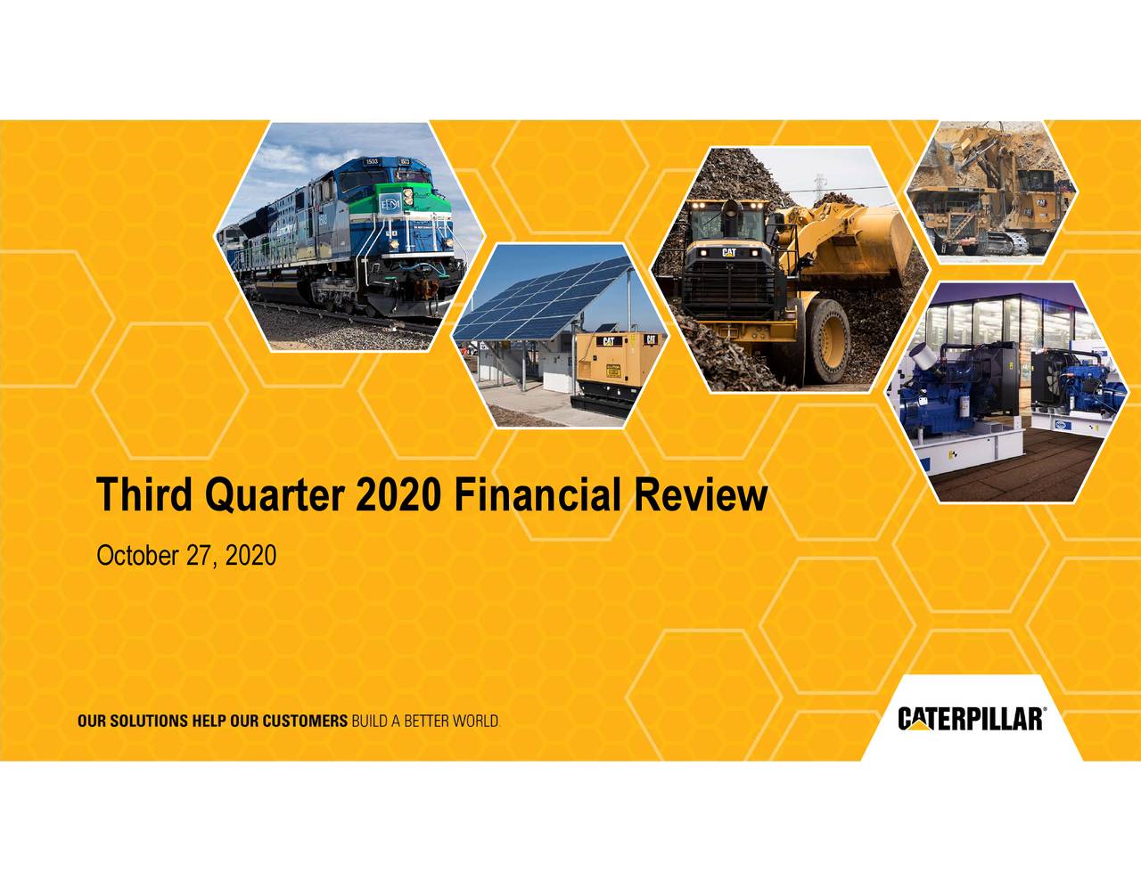 Caterpillar Inc. 2020 Q3 - Results - Earnings Call Presentation (NYSE ...