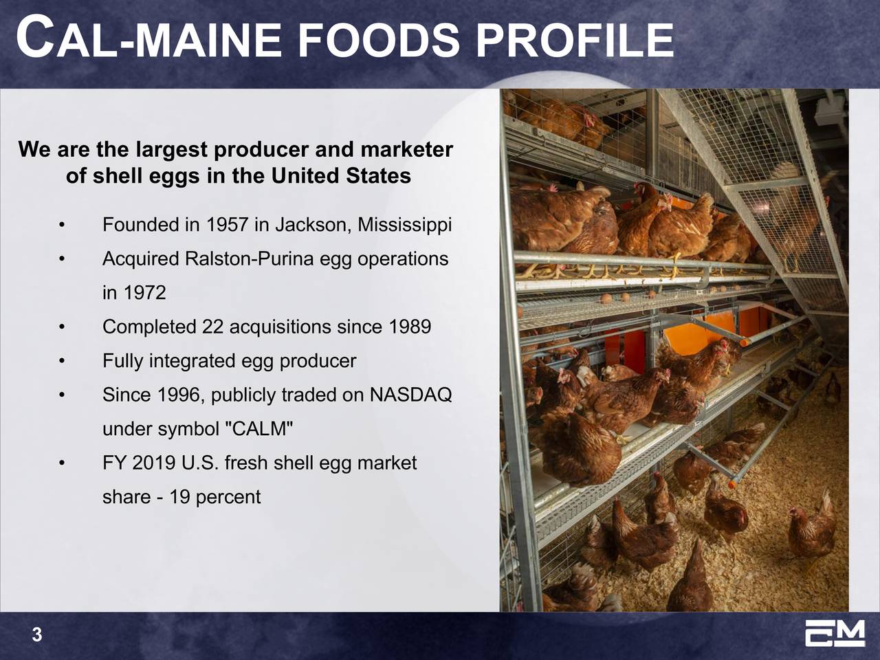 CalMaine Foods (CALM) Investor Presentation Slideshow (NASDAQCALM