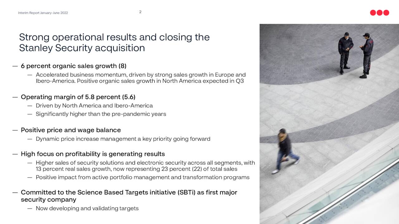 Securitas AB (publ) 2022 Q2 - Results - Earnings Call Presentation ...