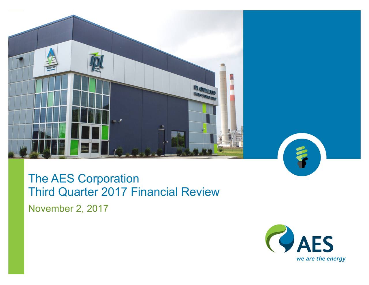 The AES Corporation 2017 Q3 Results Earnings Call Slides (NYSEAES