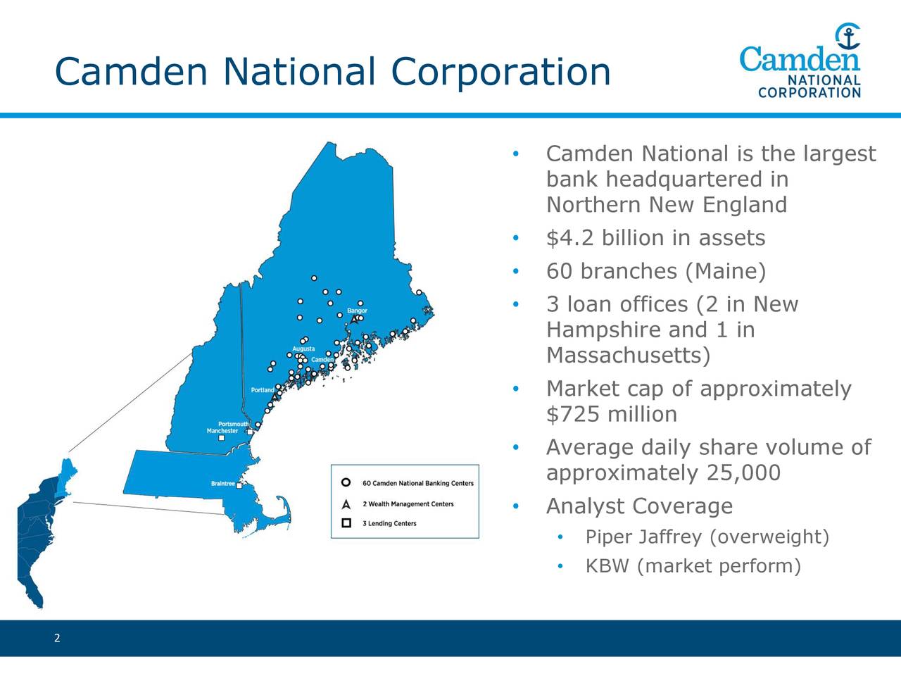 Camden National (CAC) Presents At Keefe, Bruyette, & Woods