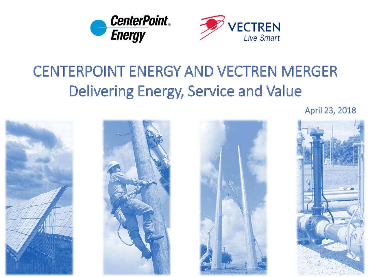 CenterPoint Energy (CNP) And Vectren To Merge - Slideshow (NYSE:CNP ...