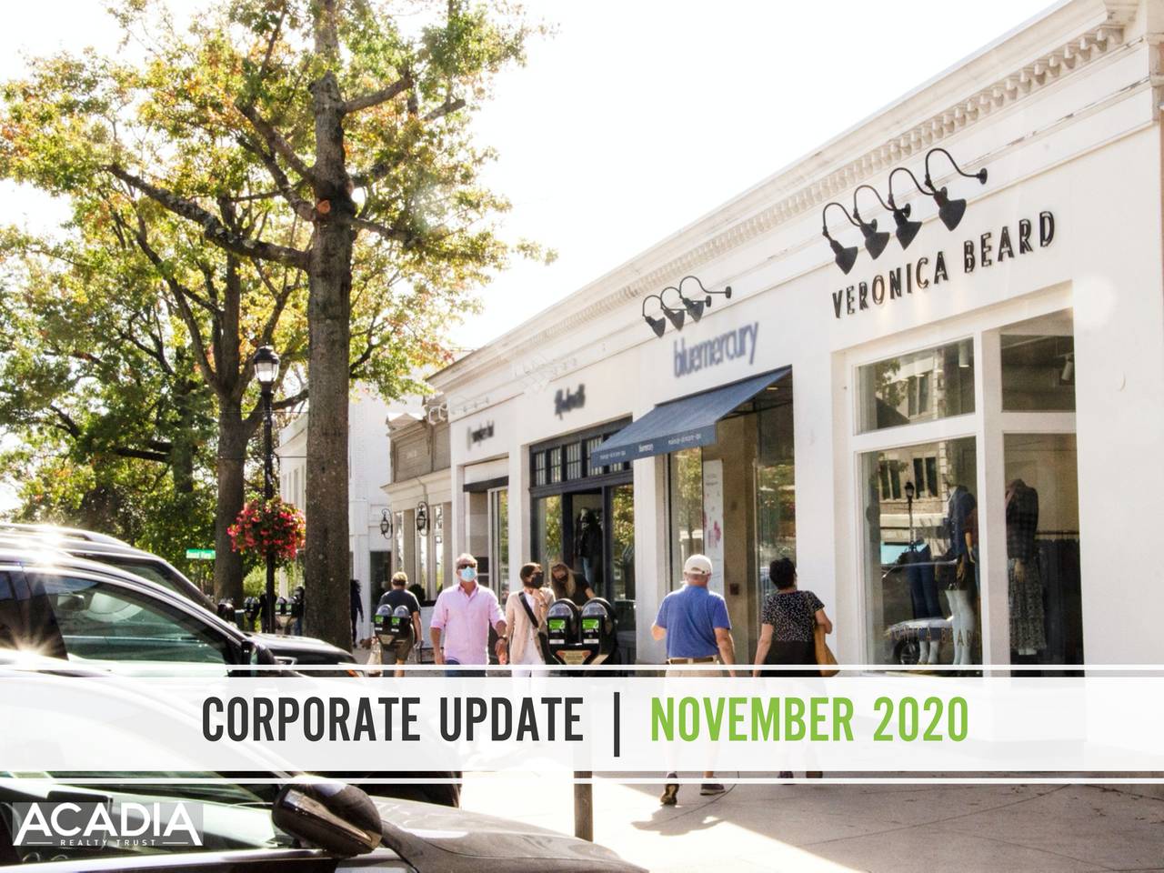 Acadia Realty Trust (AKR) Investor Presentation Slideshow (NYSEAKR