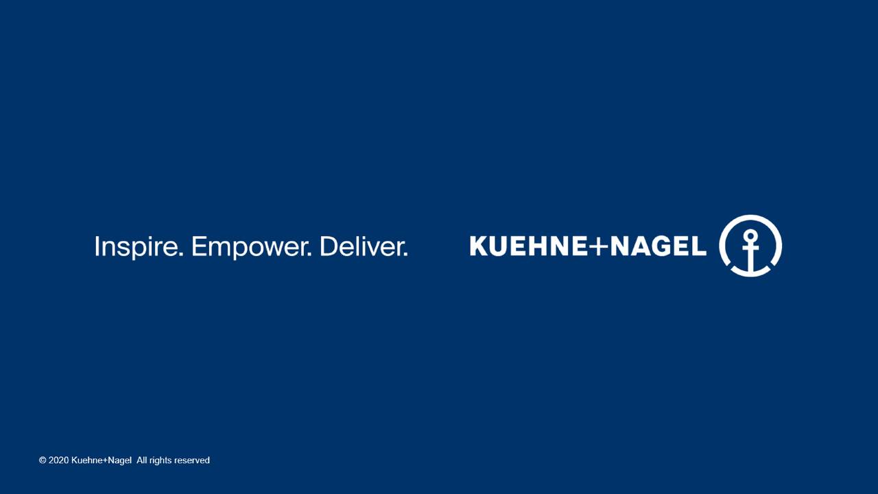 Kuehne Nagel International Ag 2020 Q2 Results Earnings Call Presentation Otcmkts Khngf Seeking Alpha Naegel Brechen Ab