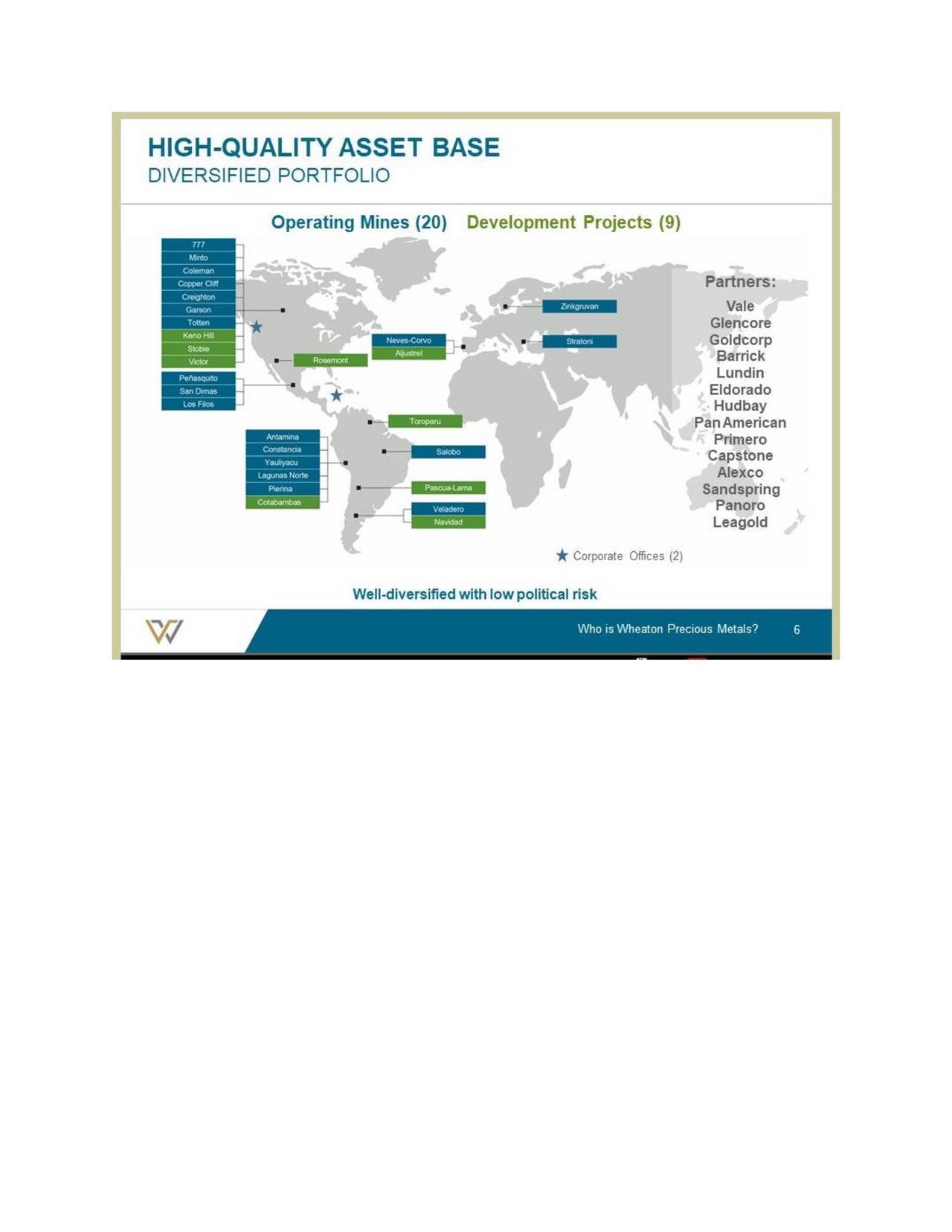 Wheaton Precious Metals (WPM) Presents At John Tumazos ...