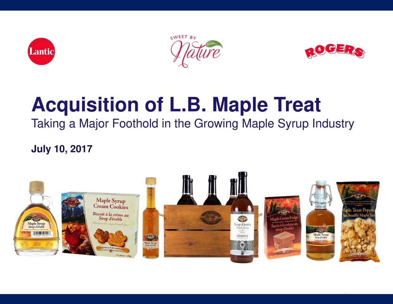 Rogers Sugar (RSGUF) Acquires L.B. Maple Treat (OTCMKTS:RSGUF ...