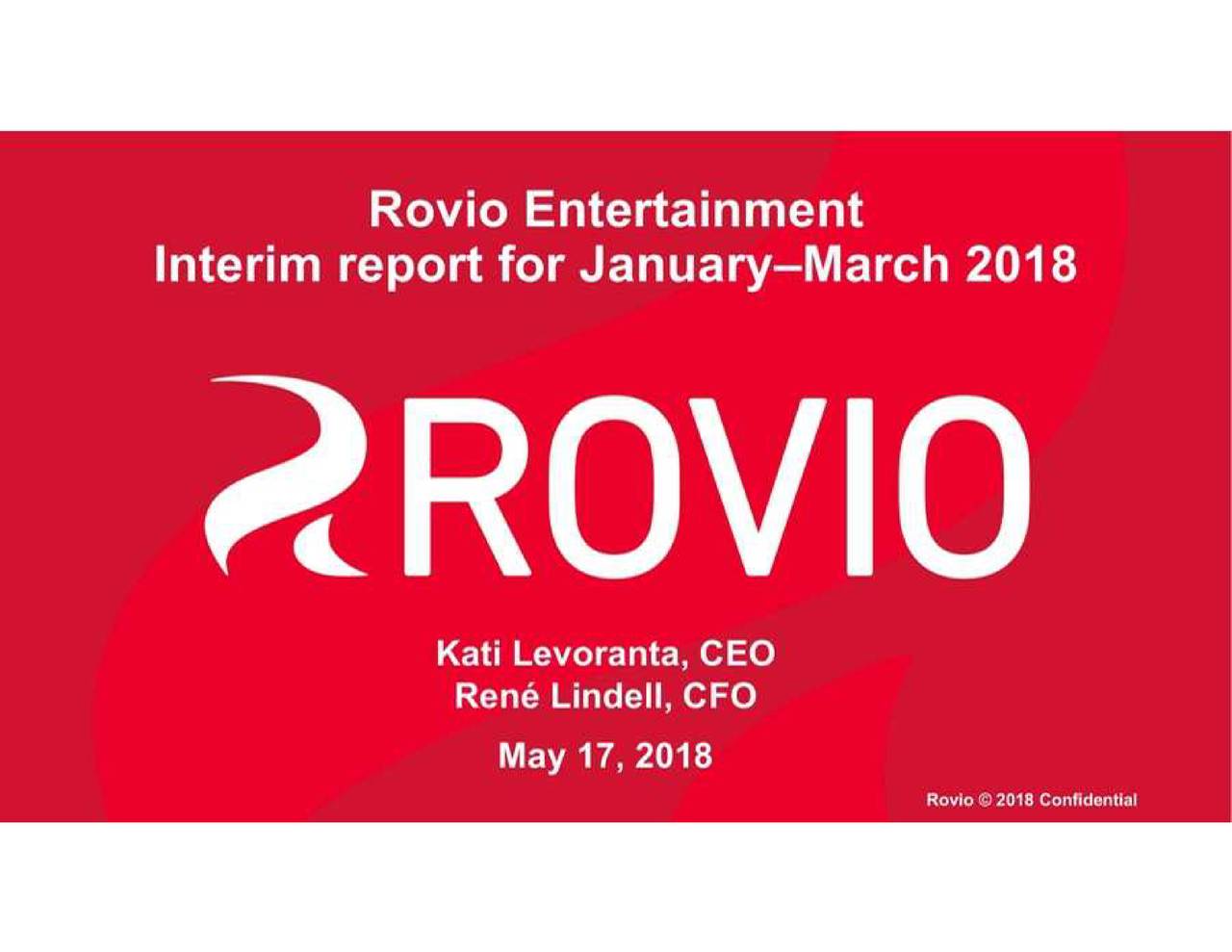 Rovio entertainment проекты