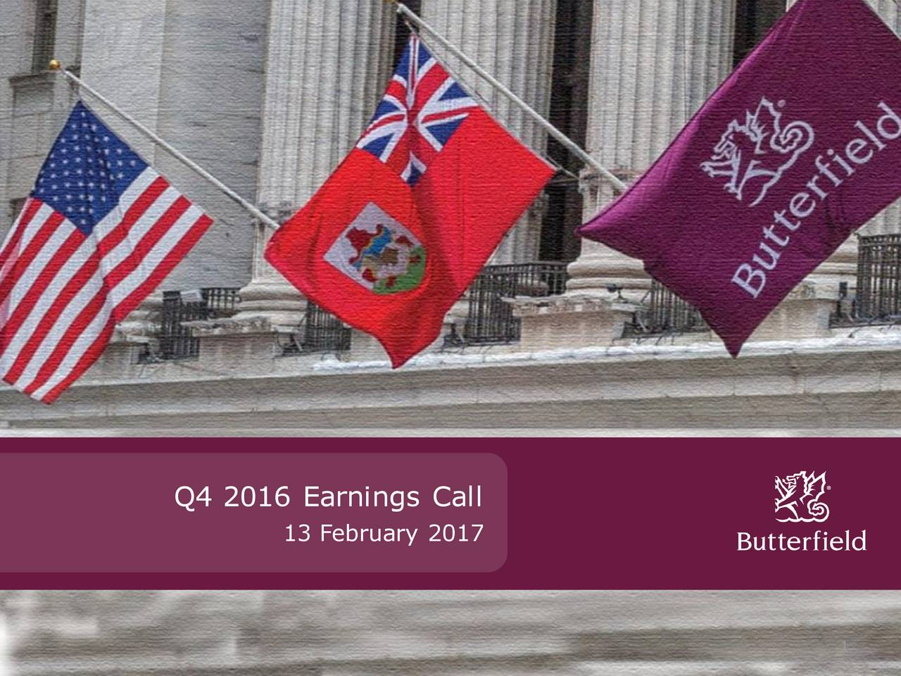 The Bank Of Nt Butterfield And Son 2016 Q4 Results Earnings Call Slides Nysentb Seeking 9209