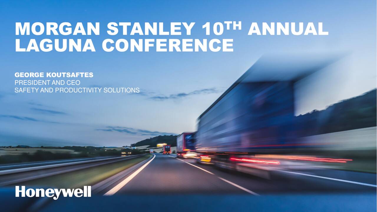 Stanley 10th Annual Laguna Conference (NASDAQHON) Seeking Alpha