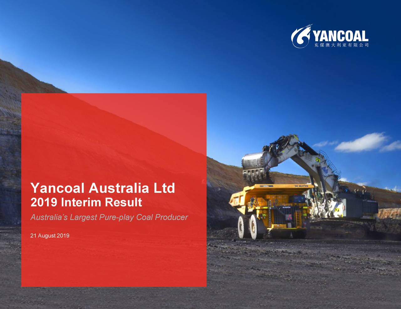 Yancoal Australia Ltd 2019 Q2 Results Earnings Call Slides (OTCMKTS
