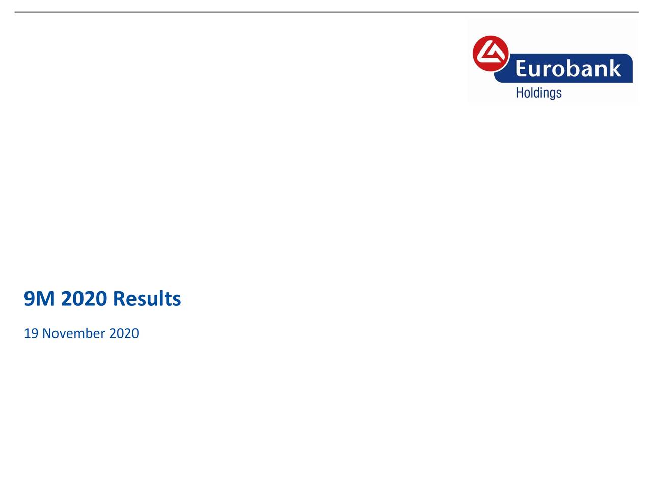 9M 2020 Results