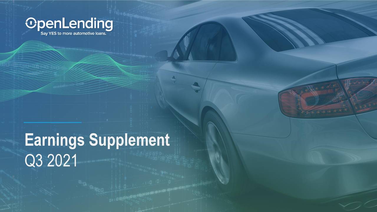 Open Lending Corporation 2021 Q3 Results Earnings Call Presentation