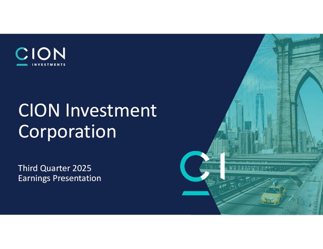 CION Investment Corporation 2025 Q3 - Results - Earnings Call ...