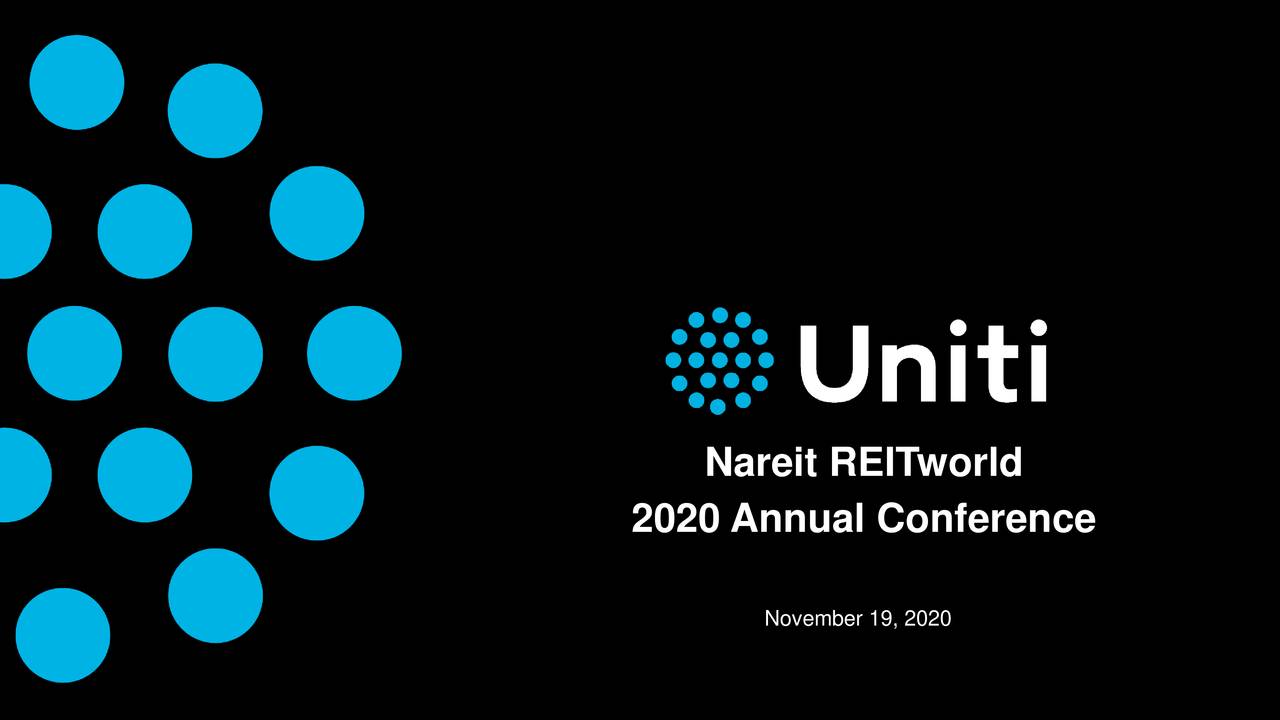 Uniti Group (UNIT) Presents At NAREIT REITworld 2020 Annual Virtual
