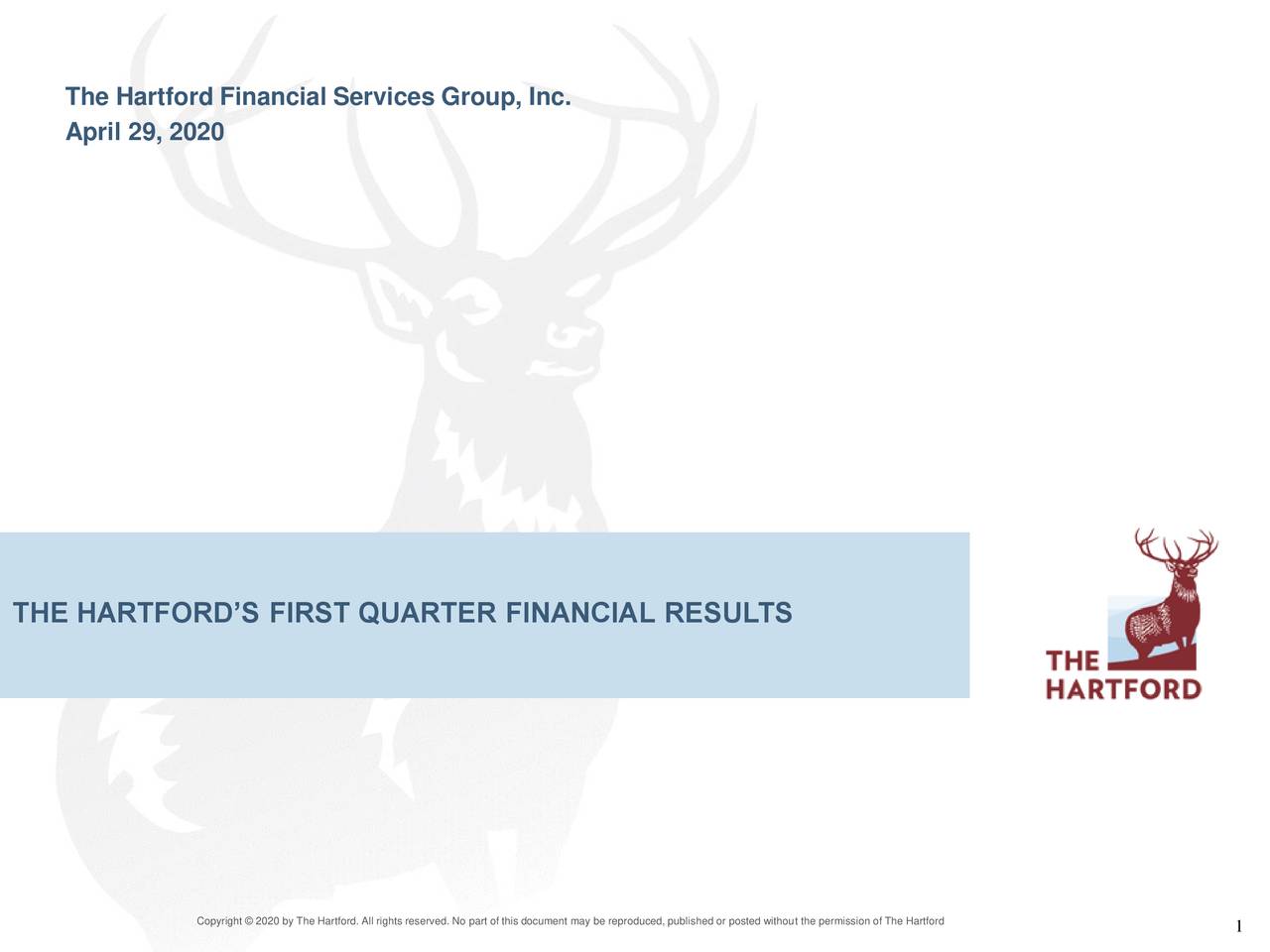 The Hartford Financial Services Group, Inc. 2020 Q1 Results