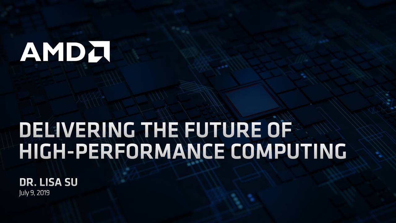 Advanced Micro Devices (AMD) Presents At SemiCon West Conference