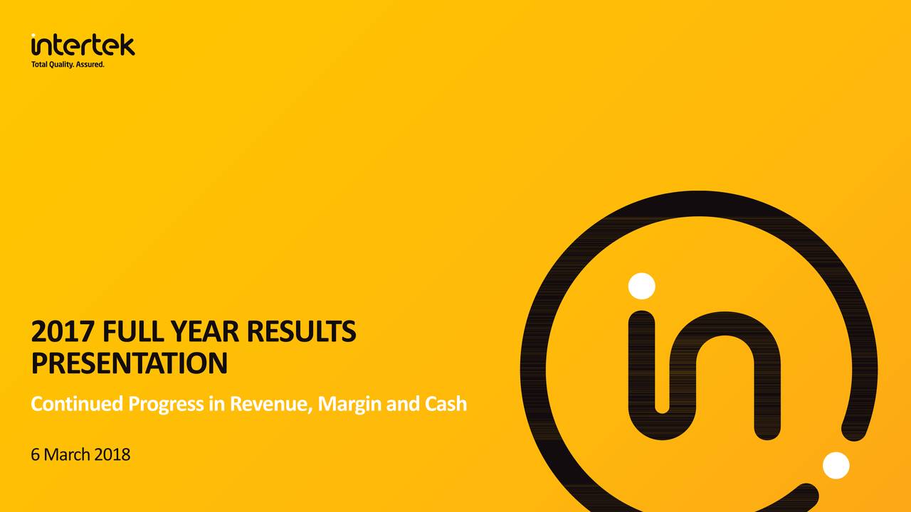 Intertek Group Plc 2017 Q4 - Results - Earnings Call Slides (OTCMKTS ...