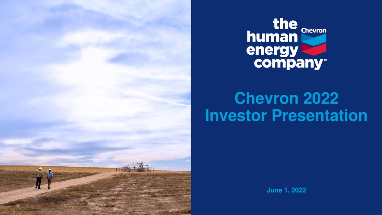 Chevron Corporation 2022 Q2 - Results - Earnings Call Presentation ...