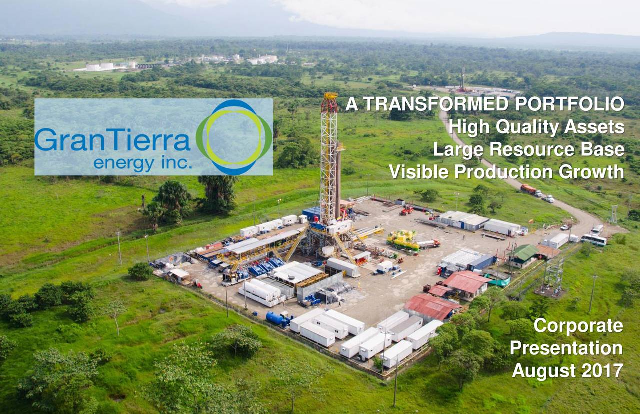 Gran Tierra Energy Inc