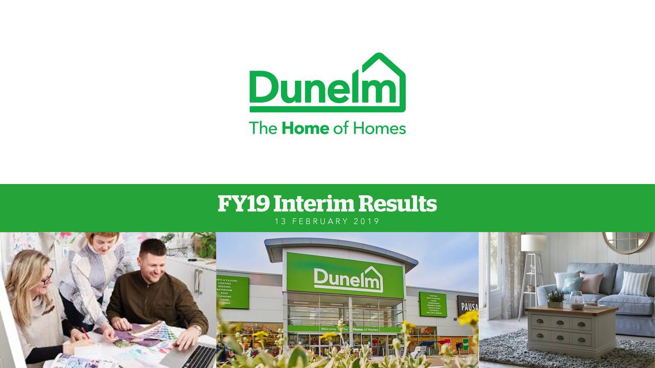 Dunelm Group PLC ADR 2019 Q2 Results Earnings Call Slides (OTCMKTS