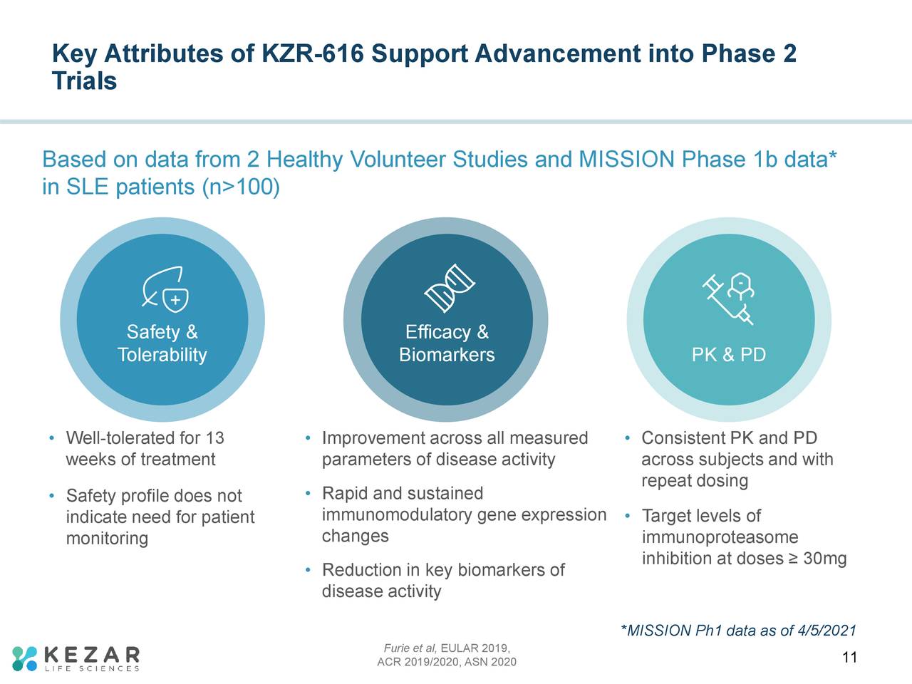 Key Attributes of KZR-616 Support Advancement into Phase 2