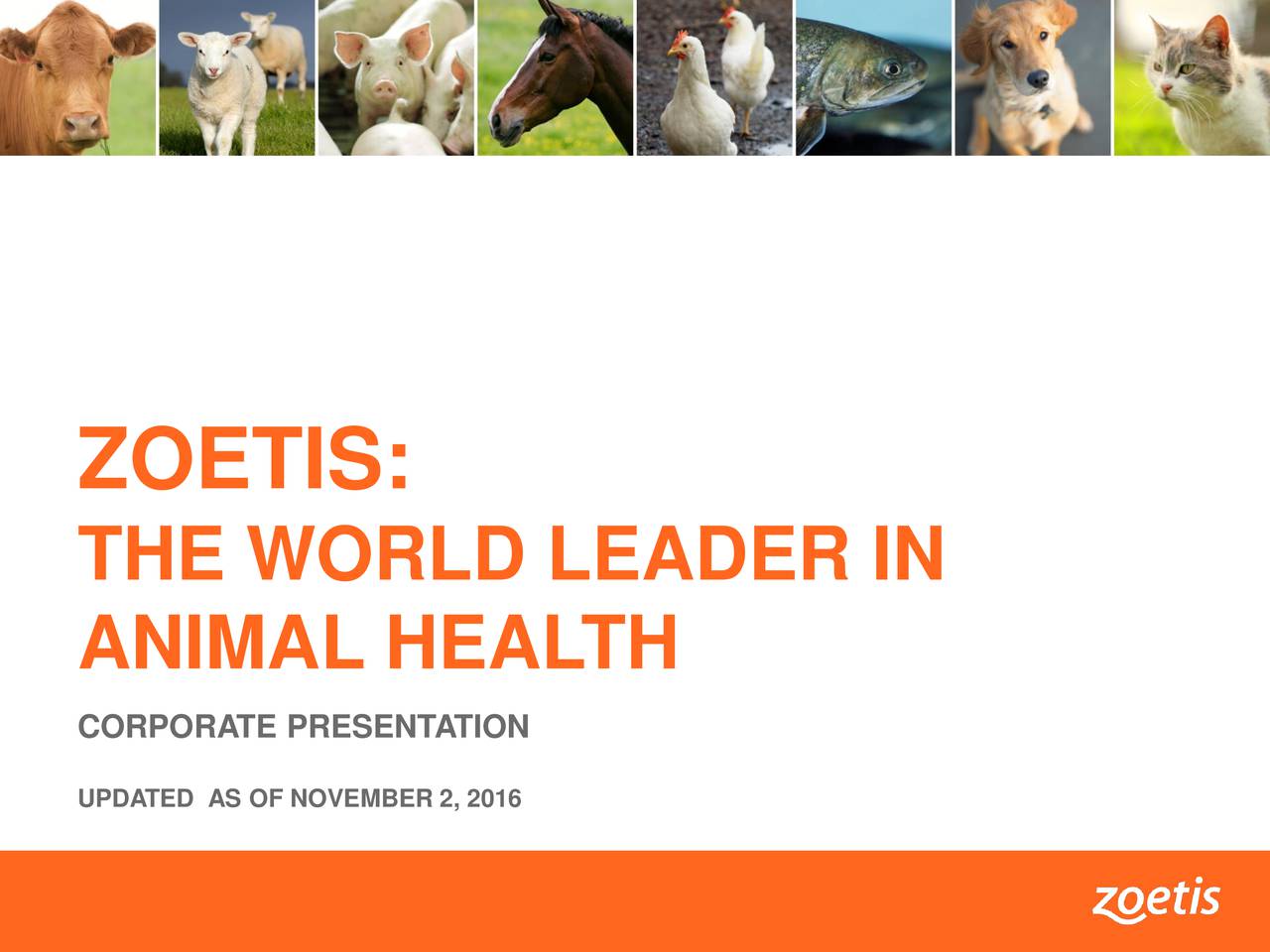 Zoetis 2016 Q3 - Results - Earnings Call Slides (NYSE:ZTS) | Seeking Alpha