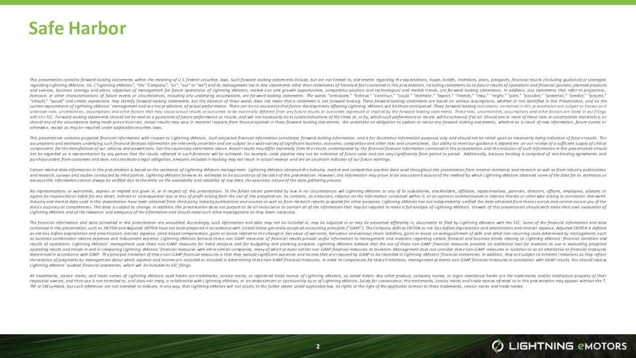 Lightning eMotors, Inc. 2022 Q1 Results Earnings Call Presentation (OTCMKTSZEVY) Seeking