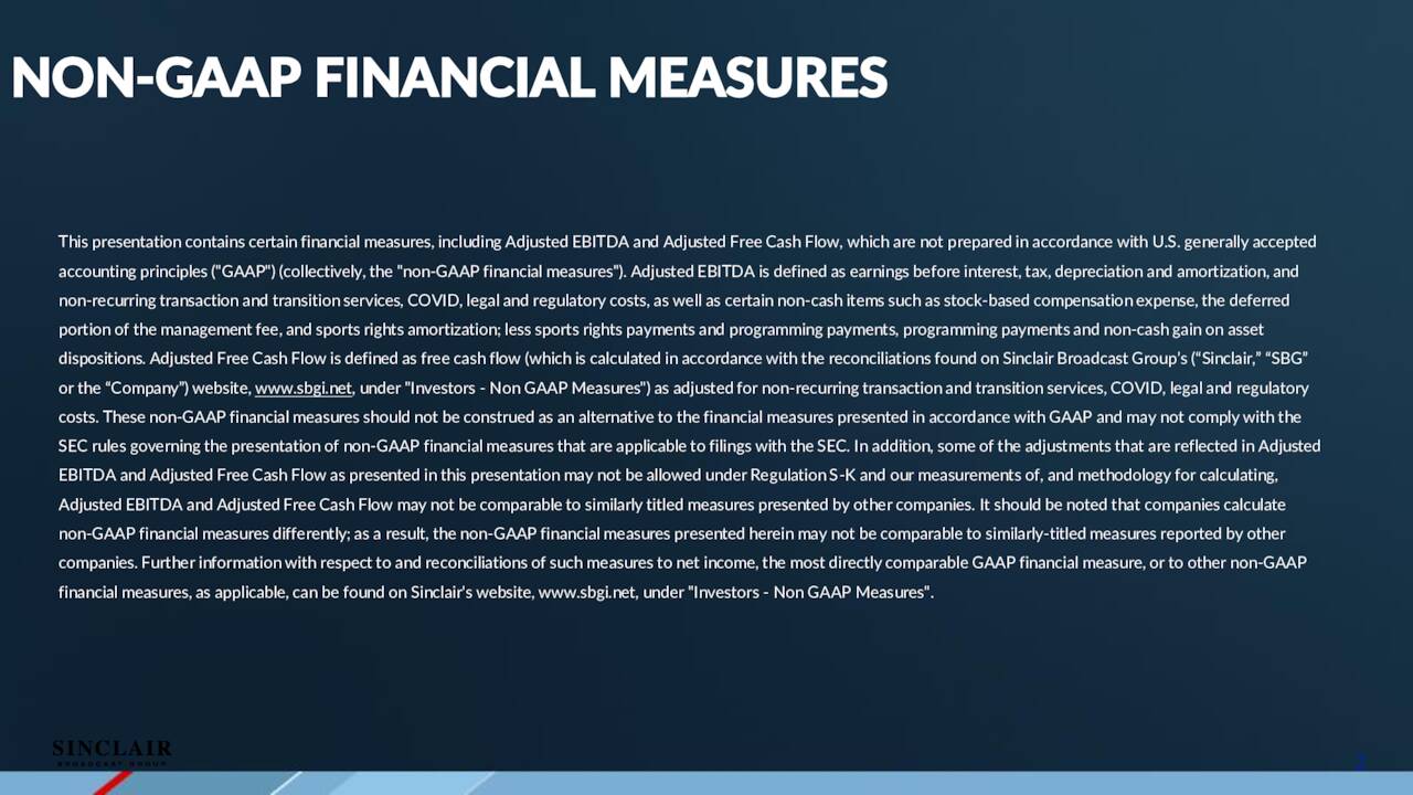 Sinclair Broadcast Group, Inc. 2022 Q1 - Results - Earnings Call ...