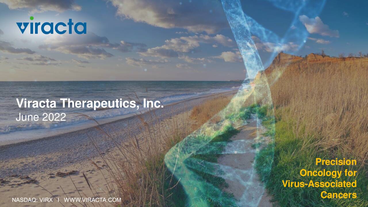 Viracta Therapeutics (VIRX) Investor Presentation Slideshow (NASDAQ