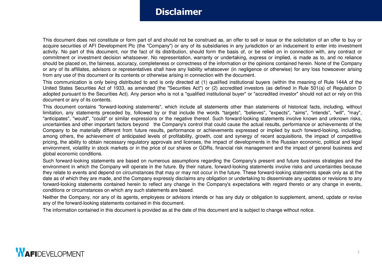 legal form sa meaning Q1 Results AFI Earnings Development Call 2018 PLCB