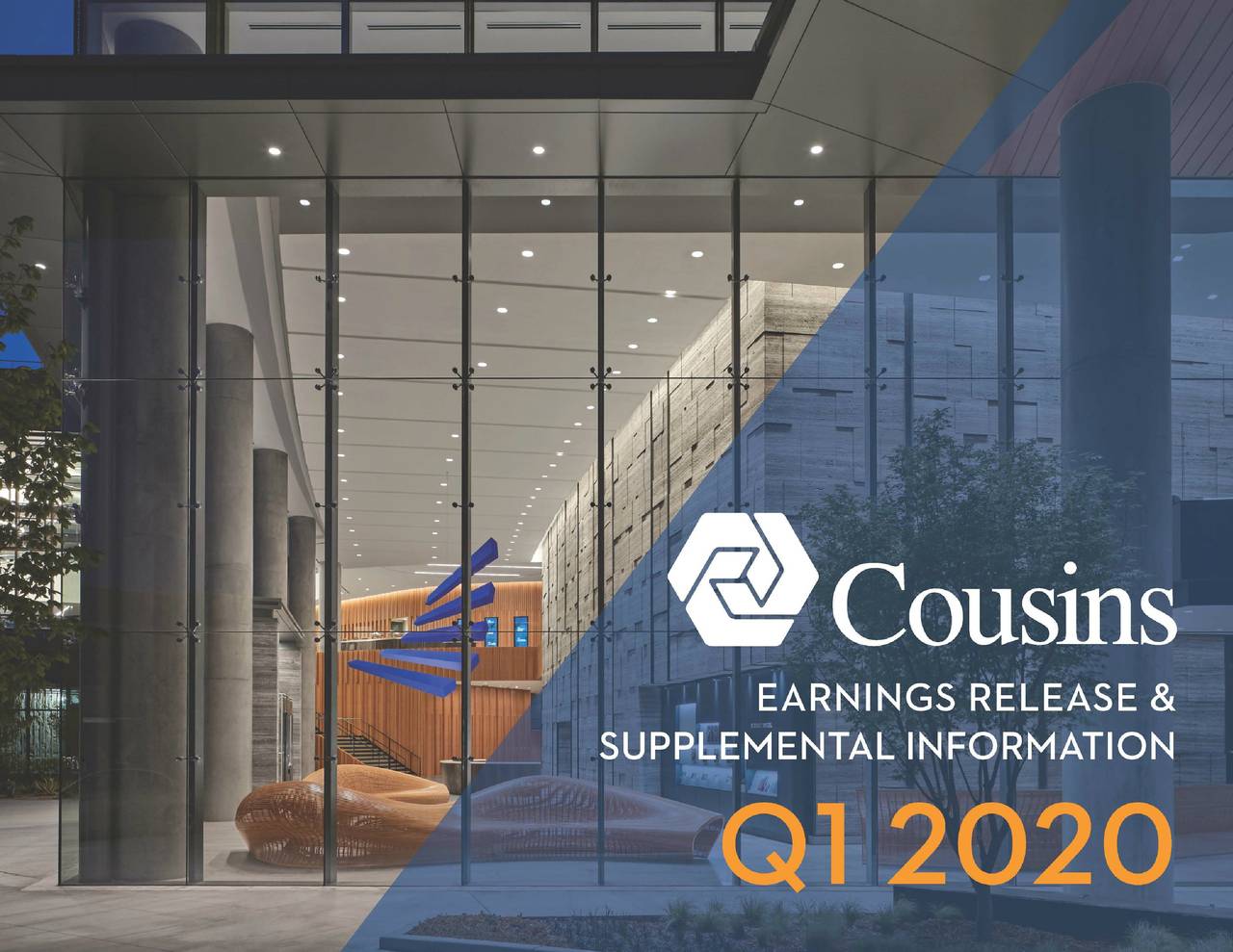 Cousins Properties Incorporated 2020 Q1 Results Earnings Call