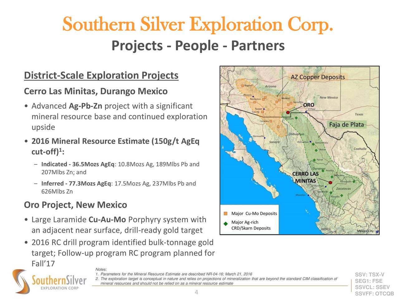 southern silver exploration corp - southern silver mining