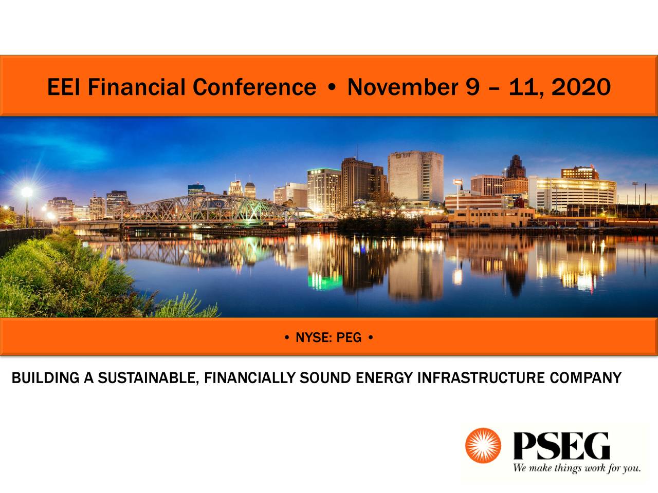 Public Service Enterprise Group (PEG) Presents At Wolfe Research Meetings EEI 55th Financial