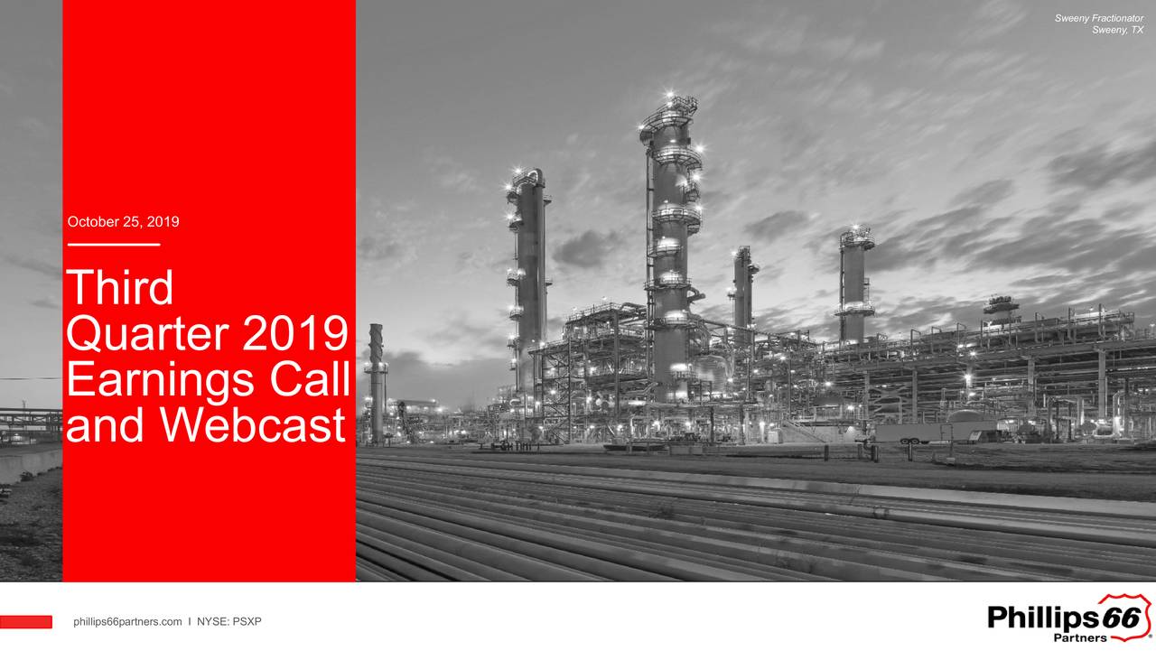Phillips 66 Partners LP 2019 Q3 Results Earnings Call Presentation