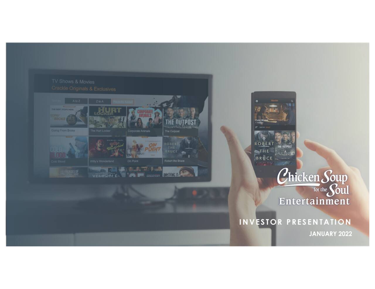 Chicken Soup for the Soul Entertainment (CSSE) Investor Presentation