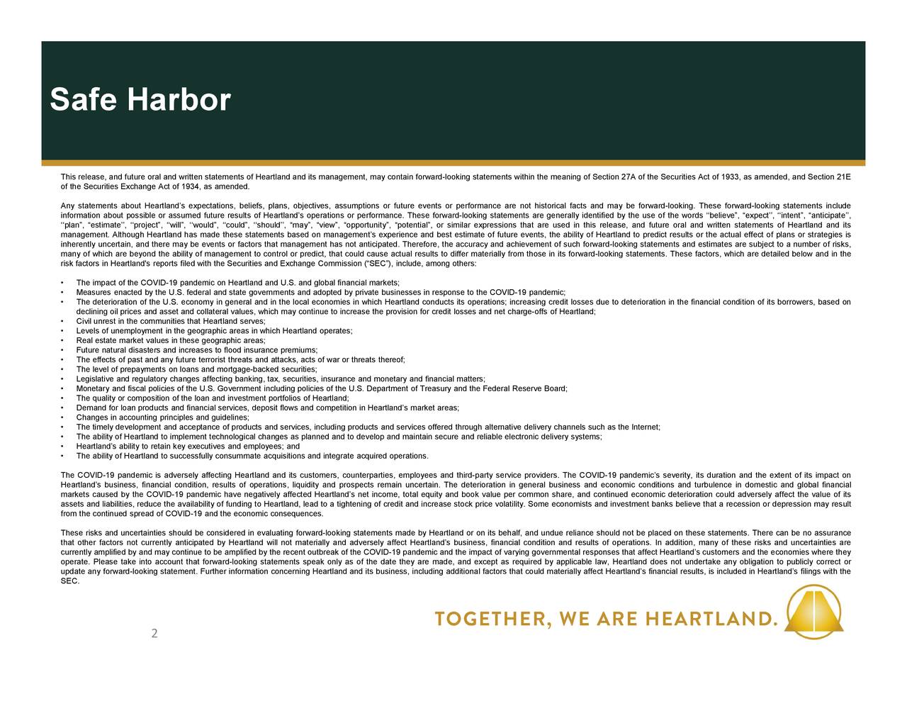 Safe Harbor